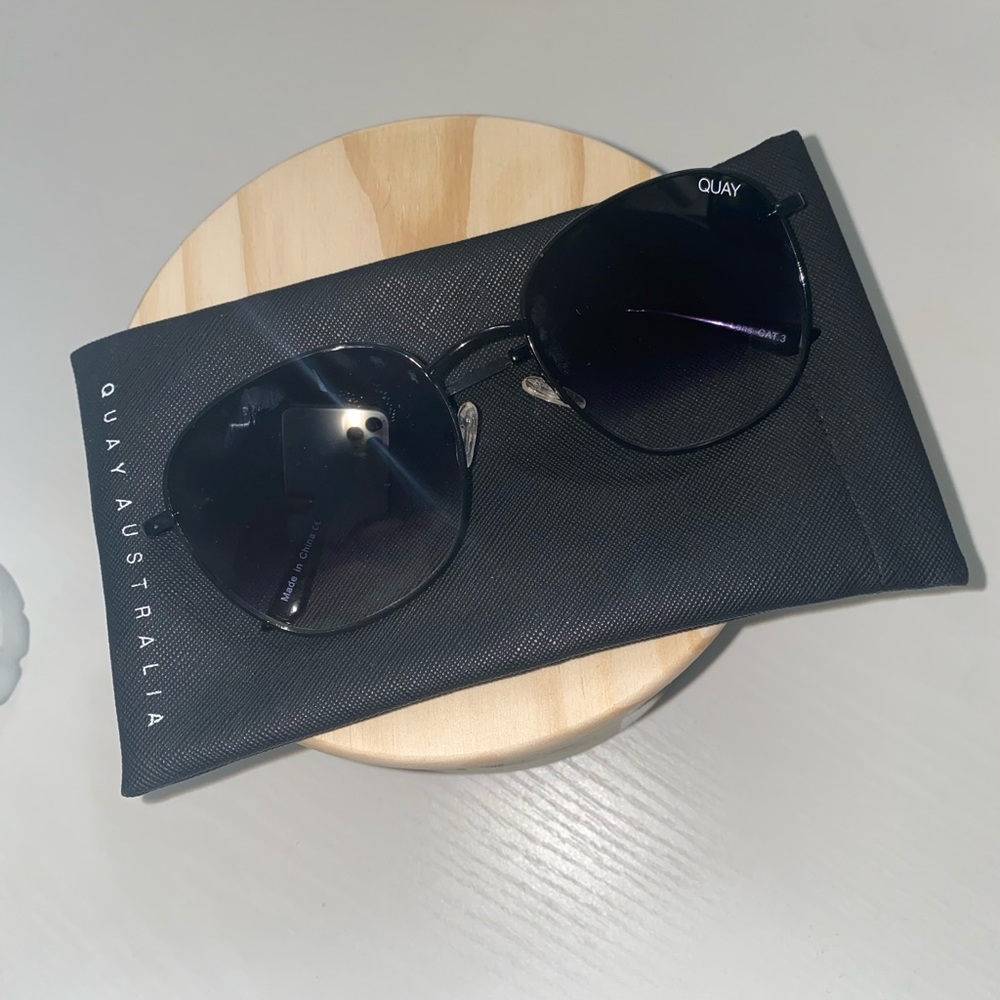 Quay Australia Black Ombré Sunglasses